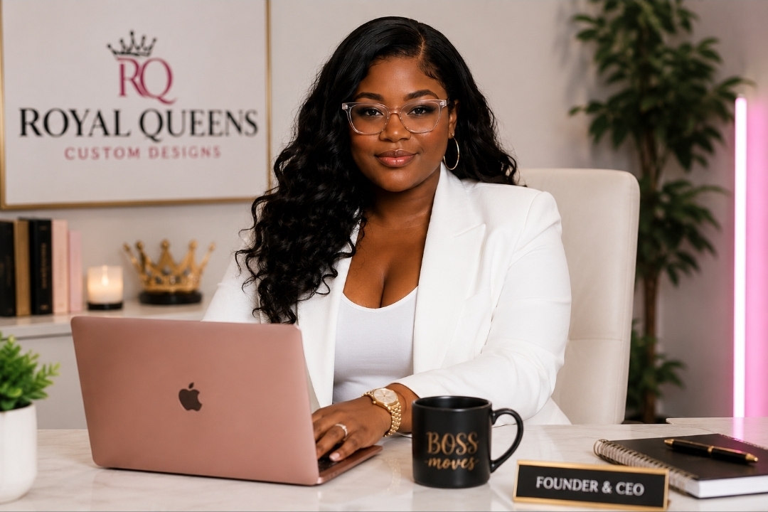 Sha'Miracle working at Royal Queens Studio